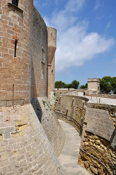 Zamek Bellver w Palma de Mallorca, Hiszpania — Zdjęcie stockowe