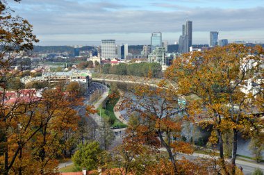 Vilnius havadan görünümü