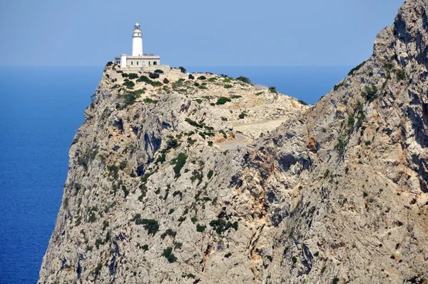 Lighthouse at peak of the mountain — Stock Photo, Image