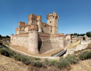 Castle of La Mota (Panorama) clipart