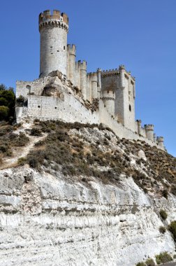 Peñafiel Castle (Vertical) clipart