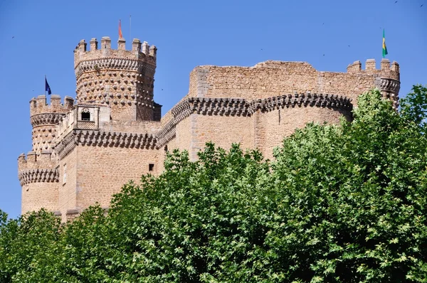 Manzanares el Real城堡 — 图库照片