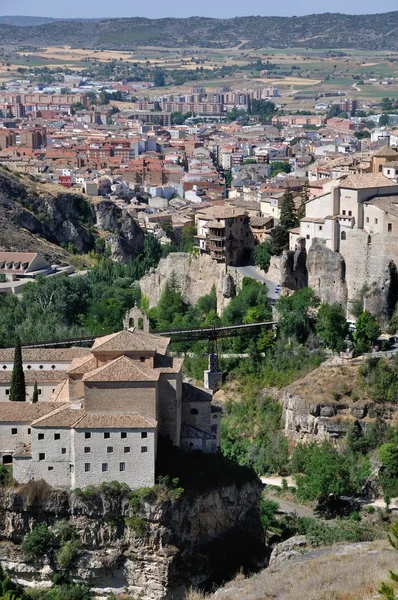 stock image Aerial view of Cuenca, Spain