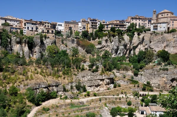 Hängende Häuser von Cuenca — Stockfoto