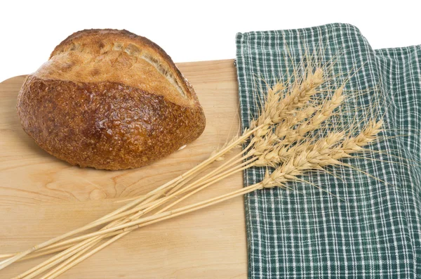 밀의 뭉치와 빵의 덩어리 — 스톡 사진