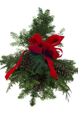 Christmas decoration isolated on white clipart