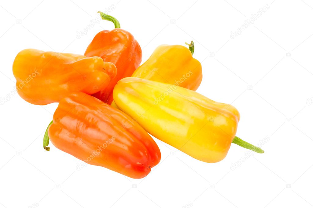 Fresh bell gypsy peppers