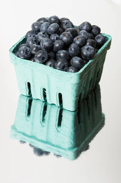 Fresh blueberries on shiny surface — Stock Photo, Image