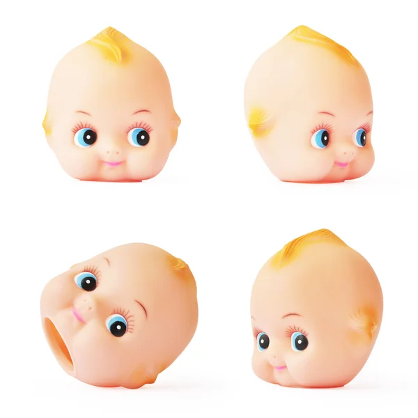 Head of byby toy — Stock Photo, Image