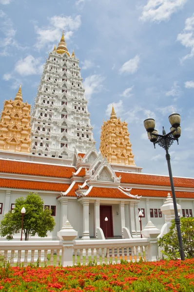 stock image White buddhagaya pagoda