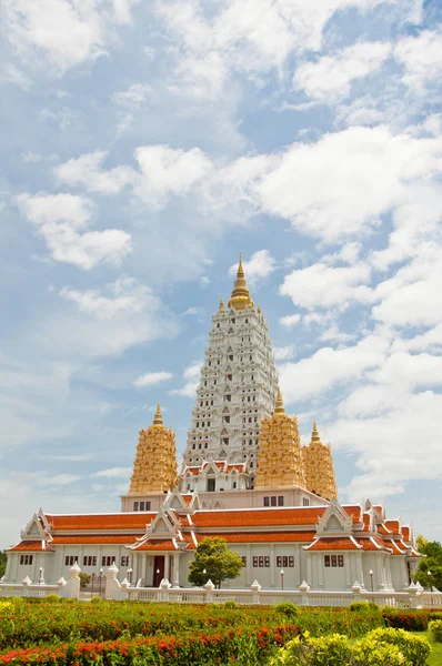 stock image White buddhagaya pagoda