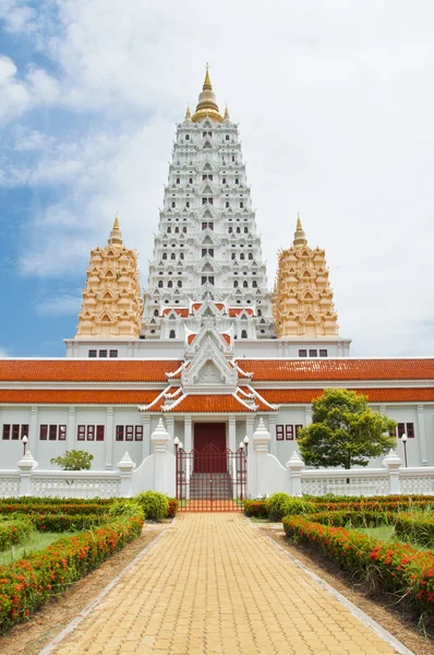 stock image White buddhagaya pagoda