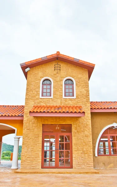 stock image House with blue sky