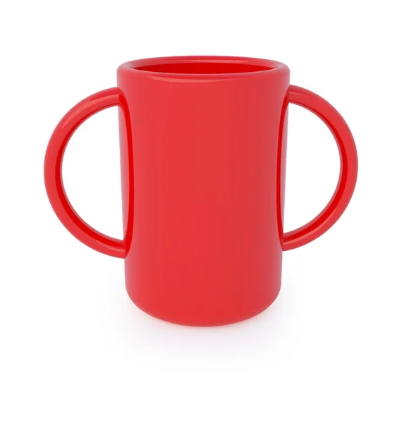 Красная чашка — стоковое фото
