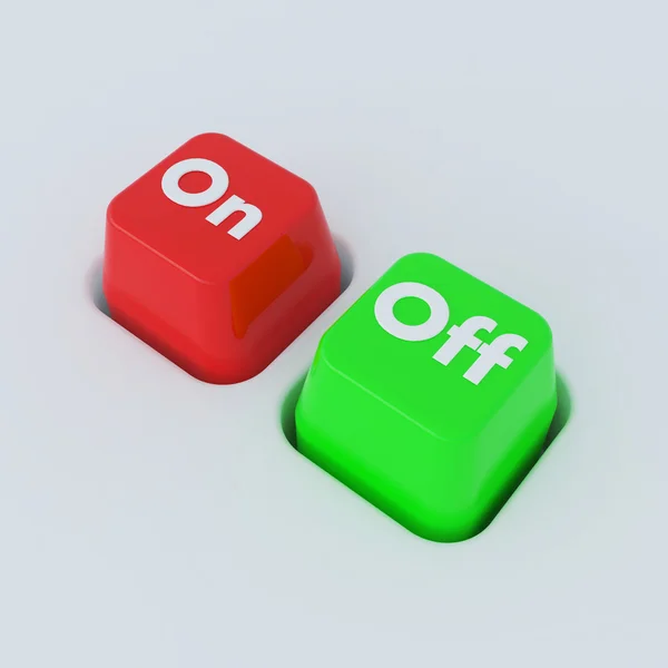 Button switch — Stock Photo, Image