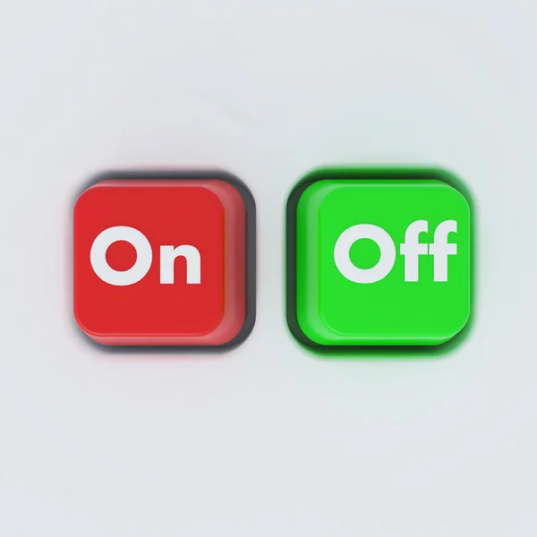 stock image Button switch