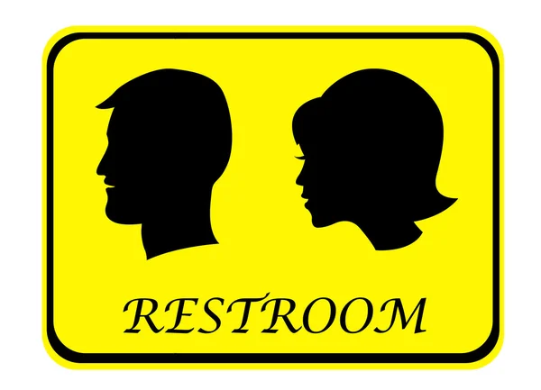 Restroom sign — Stock Photo, Image