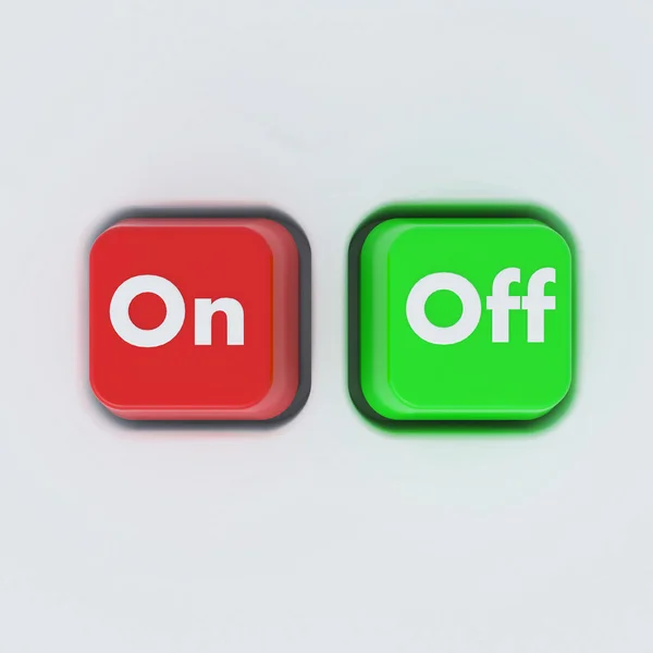 Button switch — Stock Photo, Image
