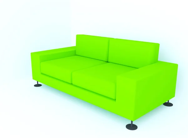 Sofa im leeren Raum — Stockfoto