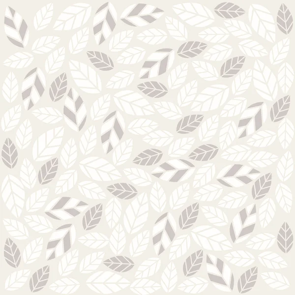 Motif végétal sans couture avec texture de tissu — Image vectorielle
