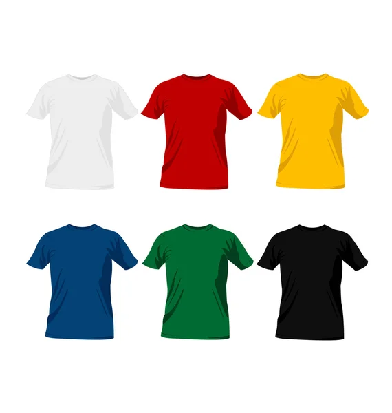 stock vector T-shirt templates