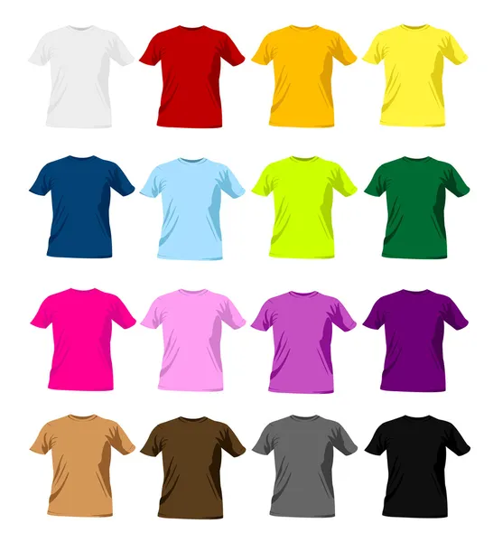 Modelos de t-shirt —  Vetores de Stock