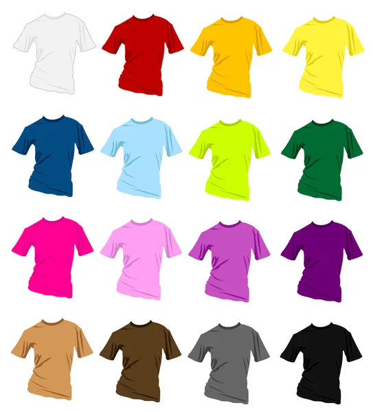 T-shirt templates — Stock Vector