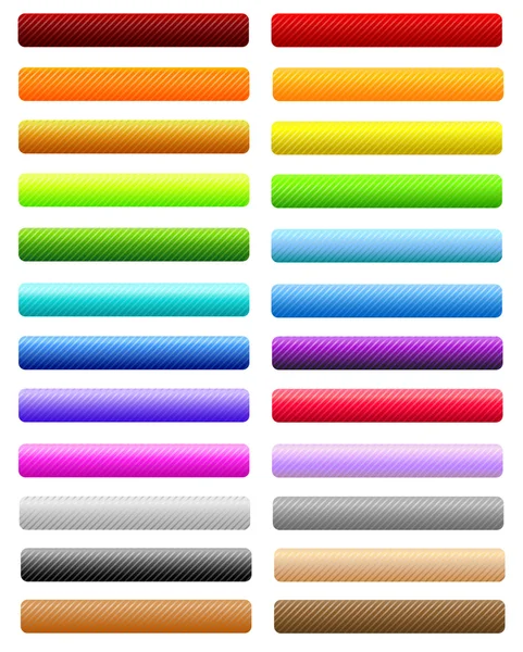 Kolorowe przyciski błyszczący — Zdjęcie stockowe