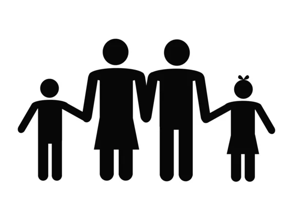 Rodinné ikony — Stockový vektor