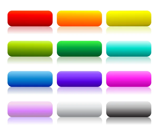 Botones brillantes coloridos — Archivo Imágenes Vectoriales