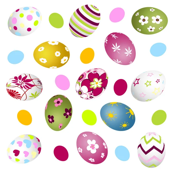 Pascua, huevos — Archivo Imágenes Vectoriales
