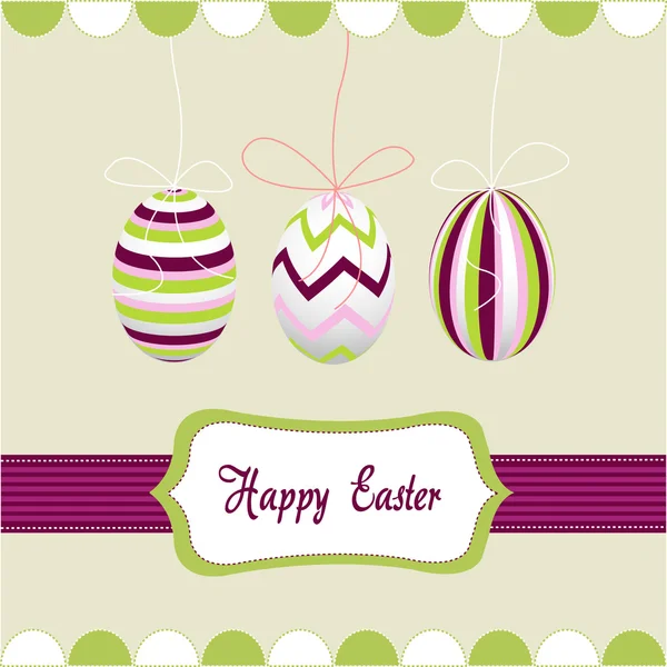Święta Wielkanocne, jaja — Wektor stockowy