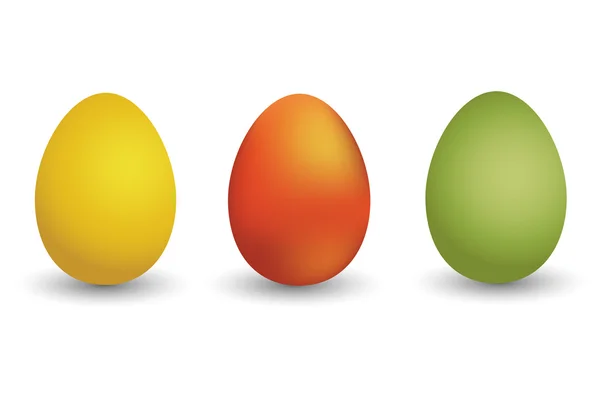 カラフルな卵 — ストックベクタ