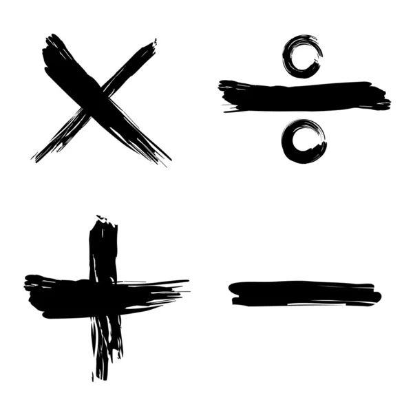 Cochez, croix, positif, icône Web négative — Image vectorielle