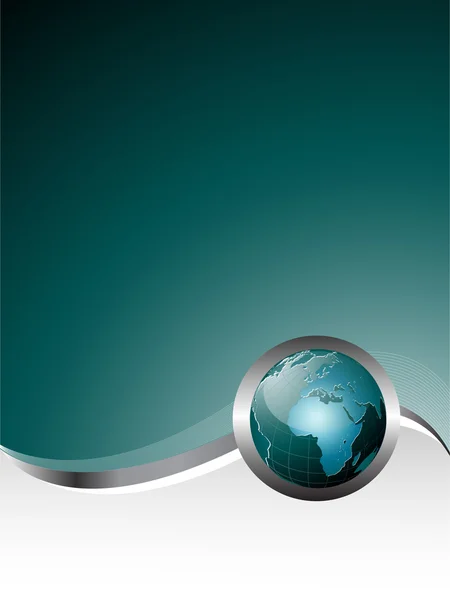 Planet earth and technology background — Stock Photo, Image