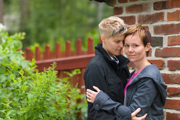 Due lesbiche — Foto Stock