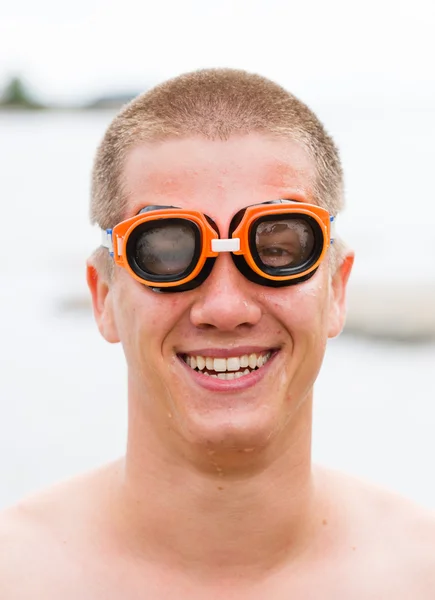 Joven nadador — Foto de Stock