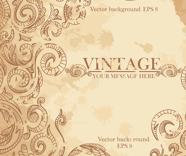 Vintage background pattern. — Stock Vector