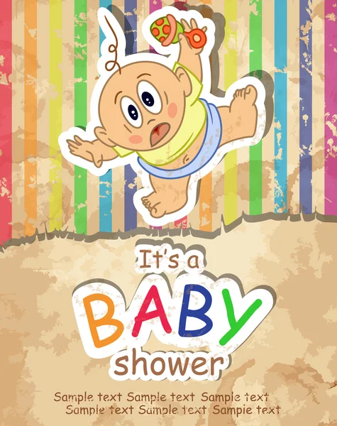 Baby Shower. — Stock Vector