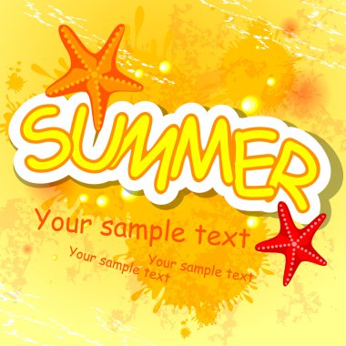 Summer background. clipart