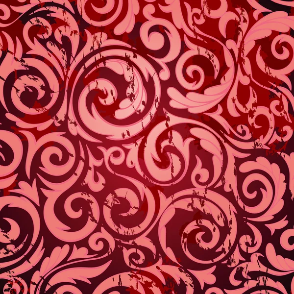 Vintage motif grunge rouge . — Image vectorielle