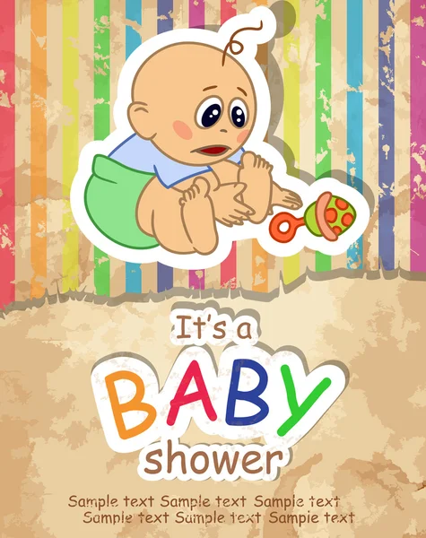 Baby Shower. — Stock Vector