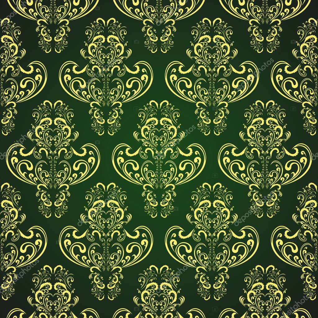 wallpaper pattern retro gold