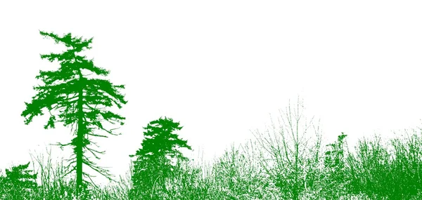 stock image Green nature outline