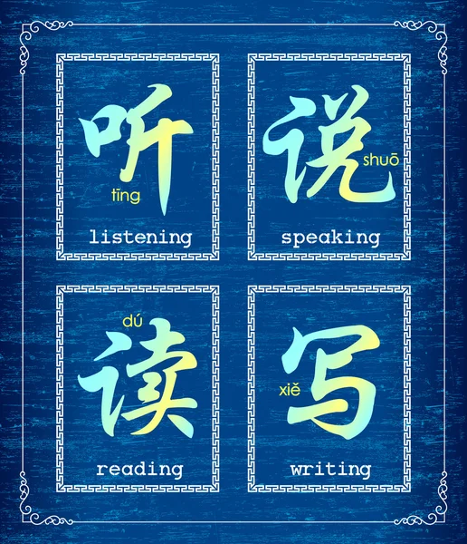 Китайский иероглиф — стоковый вектор