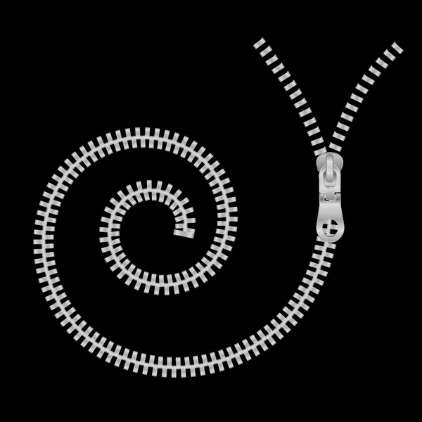 Wektor Spiral w kształcie zamka na białym tle — Wektor stockowy
