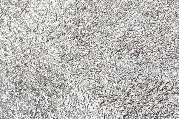 Skrynkliga aluminiumfolie — Stockfoto