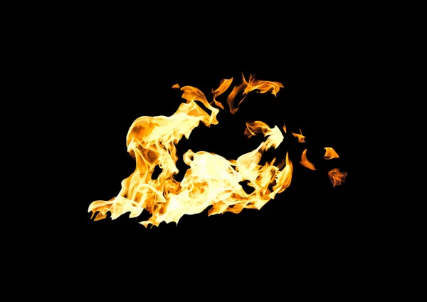Flame isolated — Stock Photo, Image