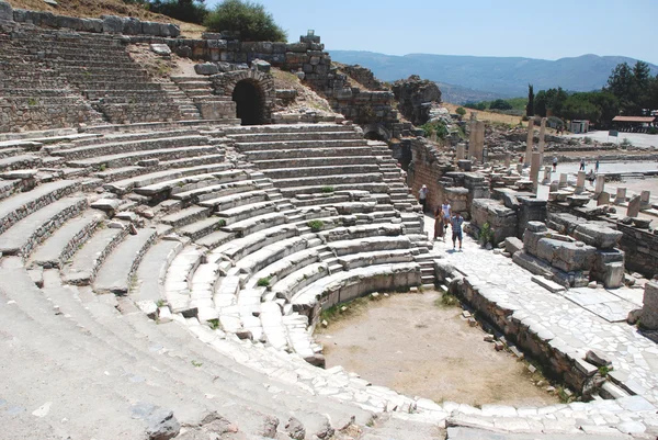 Amfitheater in Efeze, efes, Turkije — Stockfoto
