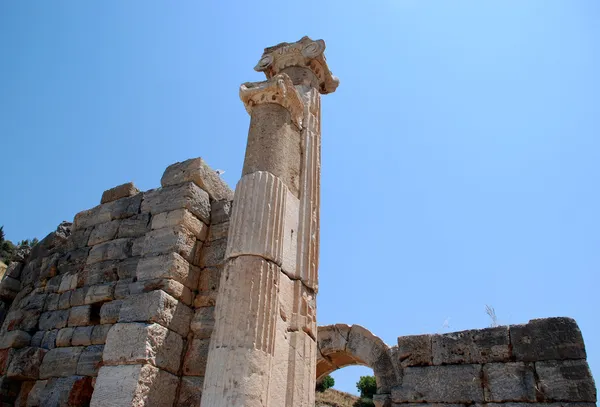 Pilares em Éfeso, Izmir, Turquia, Médio Oriente — Fotografia de Stock